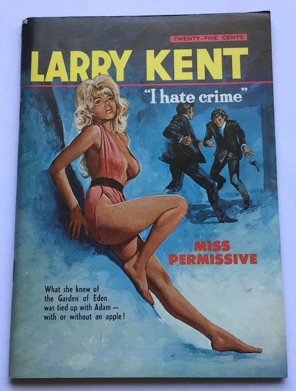 Larry Kent Miss Permissive Australian Detective paperback book No679